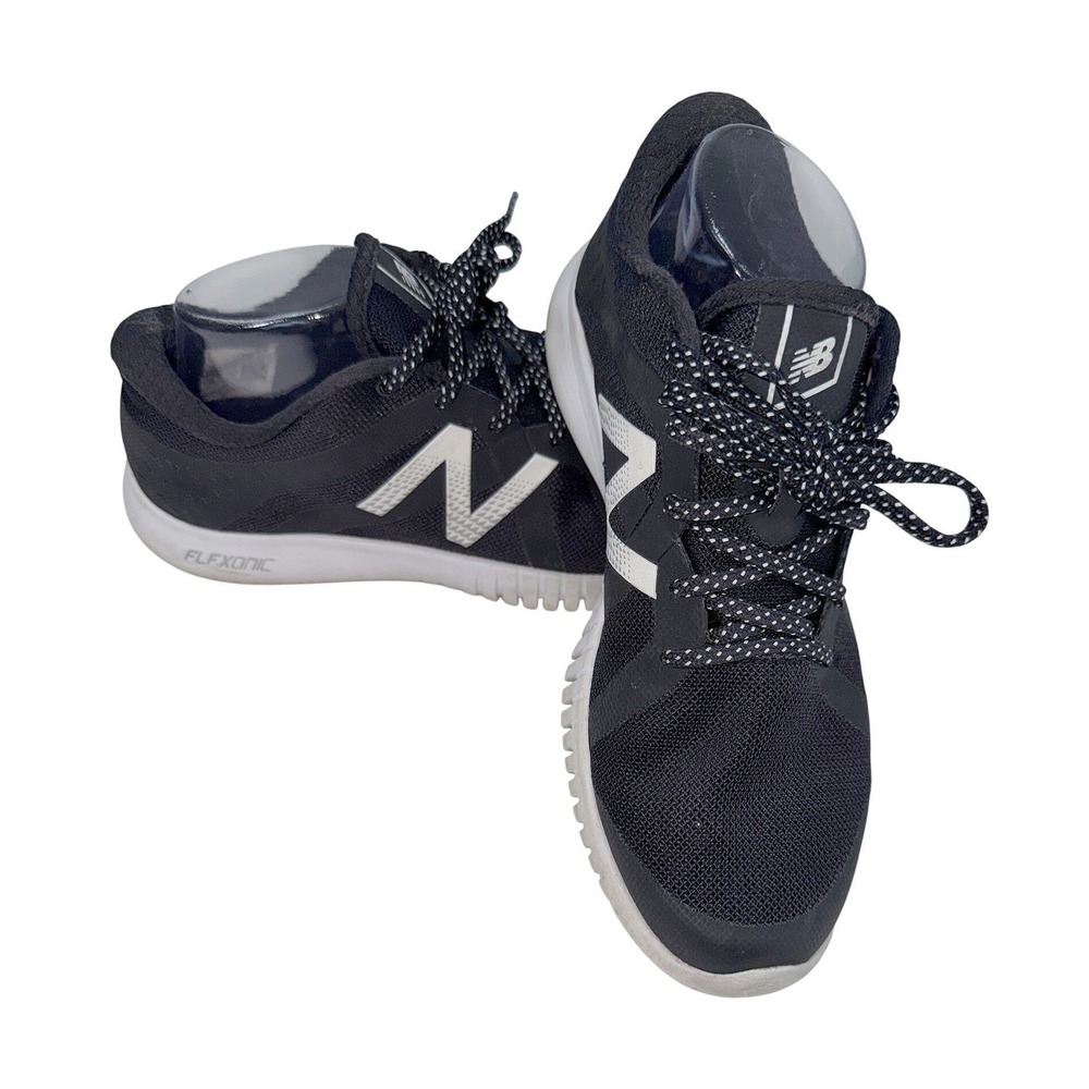 New Balance Mesh Sneakers Training Women's 9 Black White Flexonic WX818 Flexible